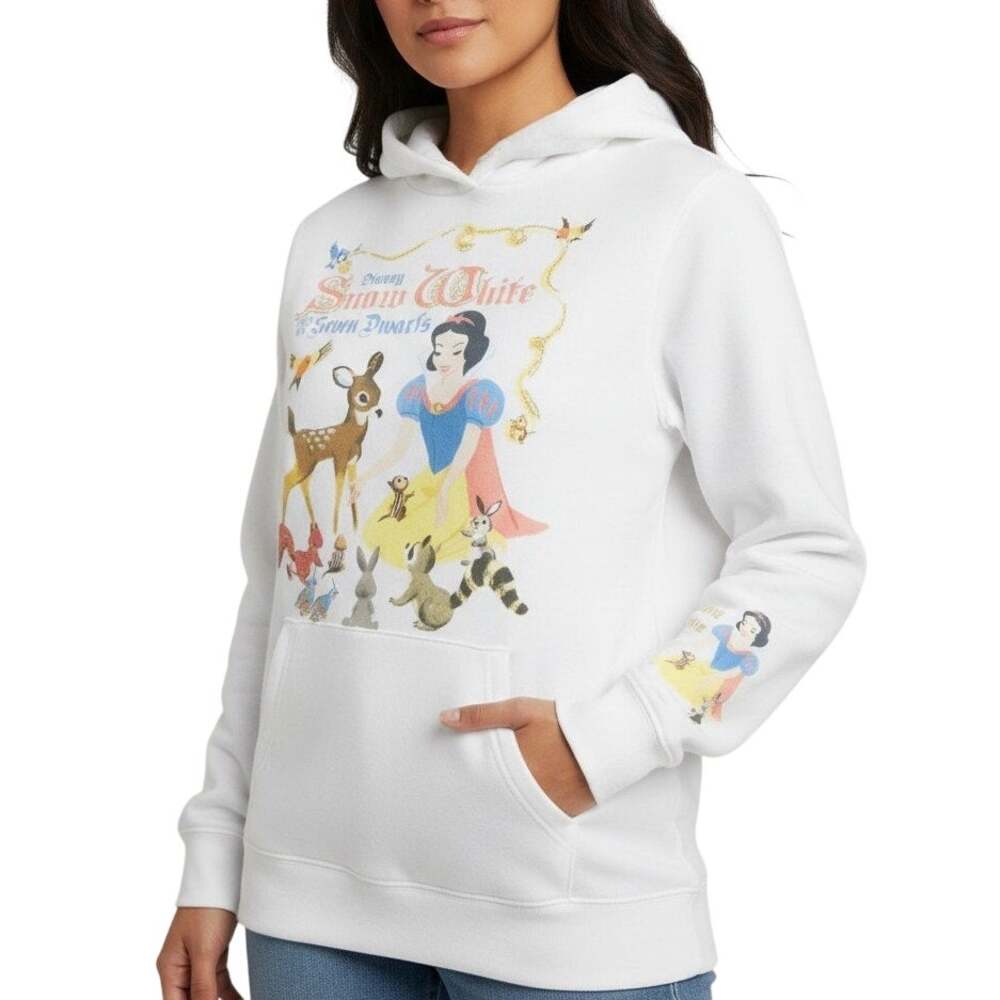 Disney Snow White Hoodie Small White Oversized Princess Disneybound NWT